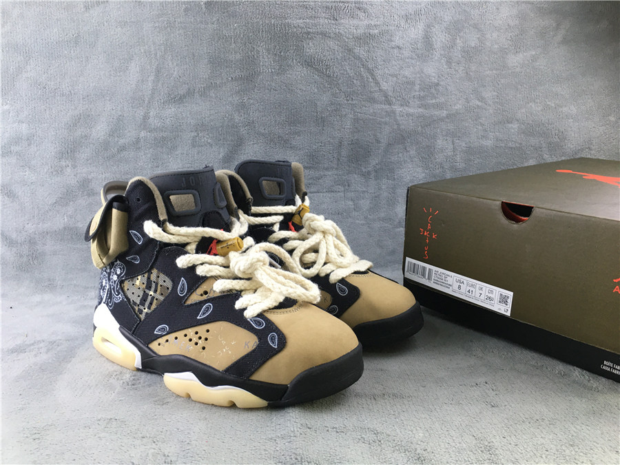 2020 Air Jordan 6 Brown Black Shoes - Click Image to Close